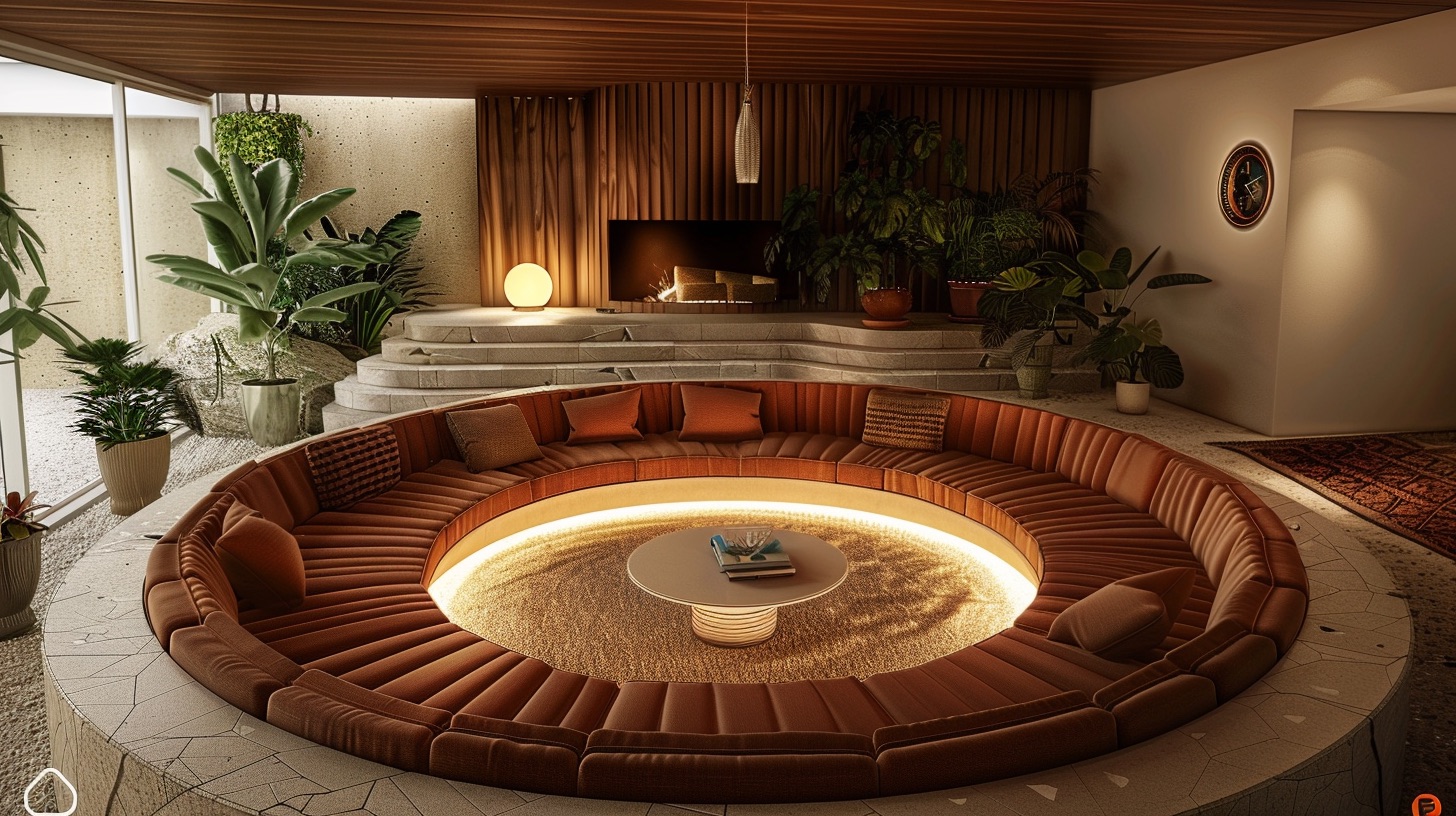 Conversation pit at Hōtuh
