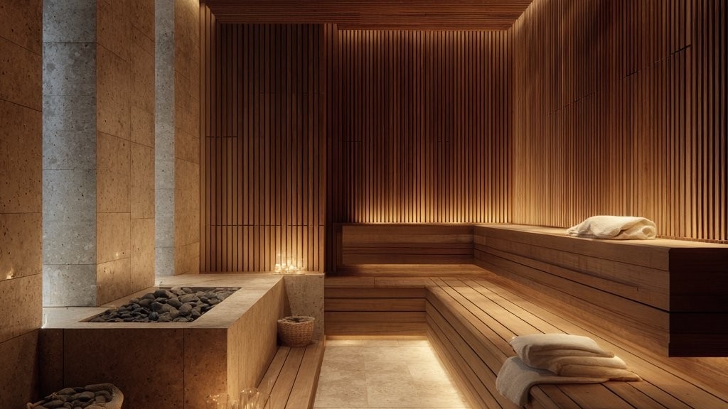 Cedar sauna at Hōtuh